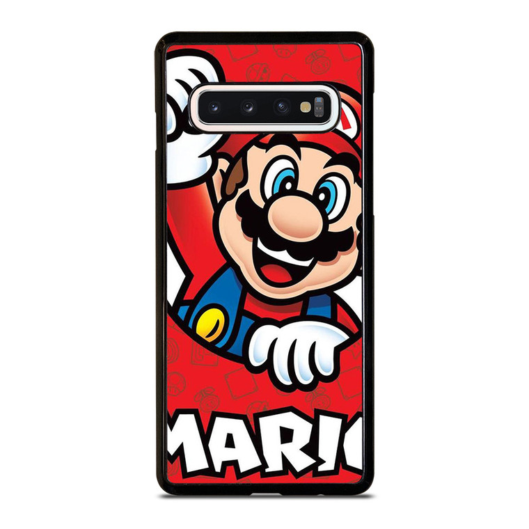 SUPER MARIO BROSS NINTENDO GAME ICON Samsung Galaxy S10 Case Cover
