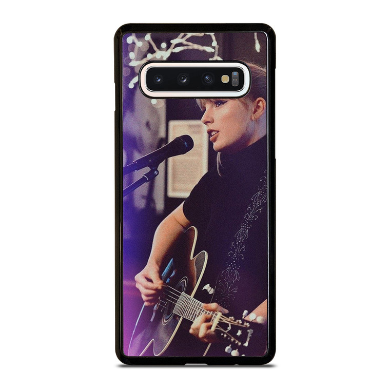TAYLOR SWIFT LIVE WITH GUITAR Samsung Galaxy S10 Case Cover