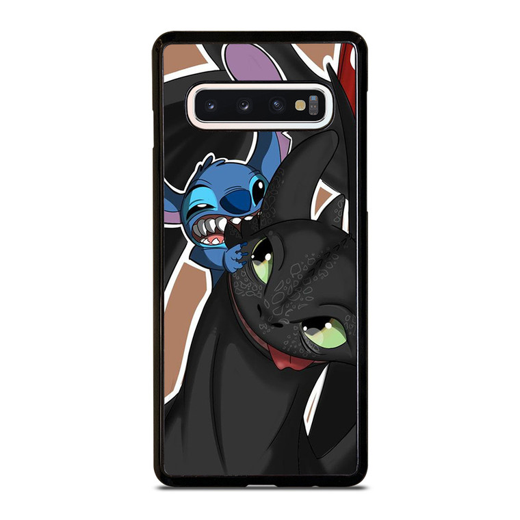 TOOTHLESS AND STITCH PLAY Samsung Galaxy S10 Case Cover