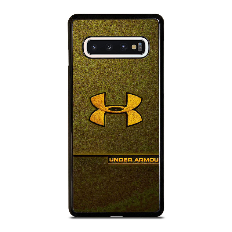 UNDER ARMOUR LOGO EMBROIDERY YELLOW Samsung Galaxy S10 Case Cover UNDER ARMOUR LOGO EMBROIDERY YELLOW Samsung Galaxy S10 Case Cover