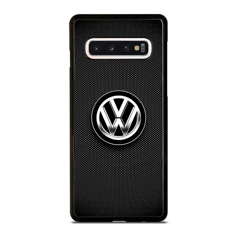 VOLKSWAGEN VW BLACK LOGO ICON Samsung Galaxy S10 Case Cover