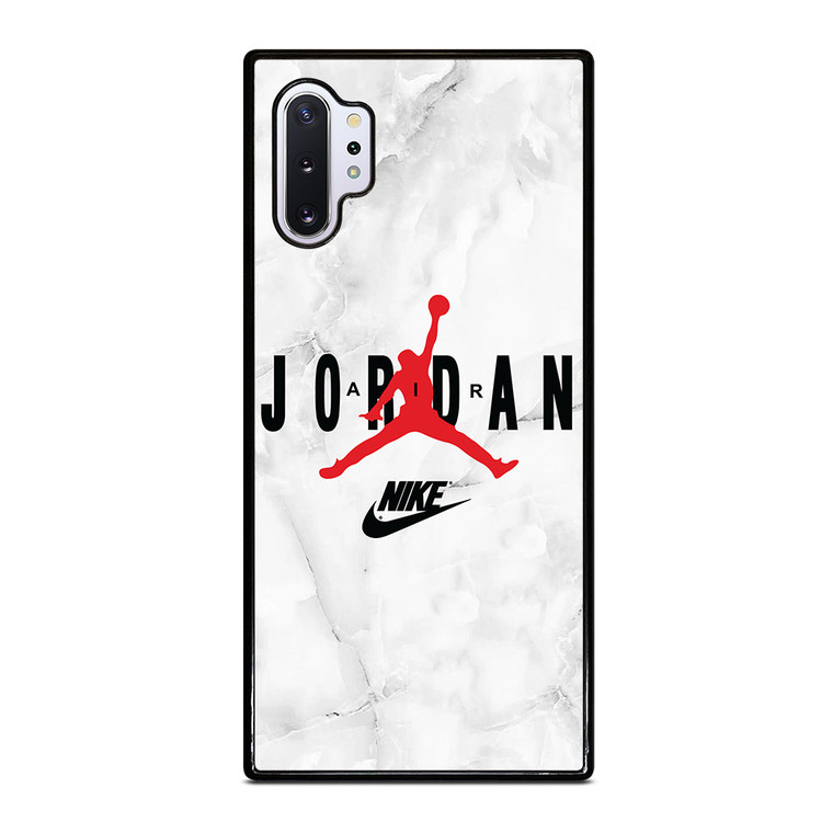 AIR JORDAN NIKE SHOES LOGO MARBLE Samsung Galaxy Note 10 Plus Case Cover