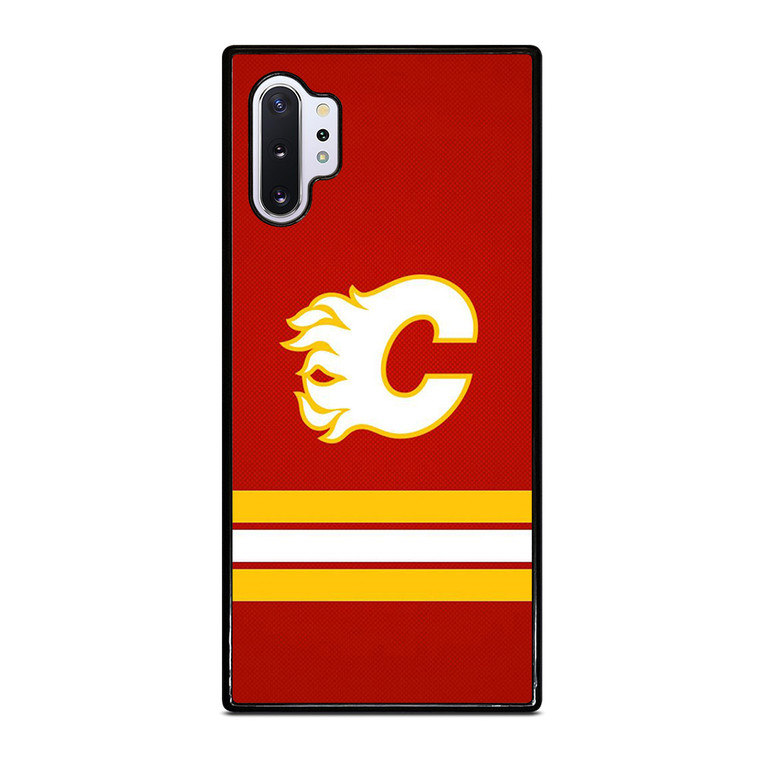 CALGARY FLAMES LOGO NHL HOCKEY TEAM ICON Samsung Galaxy Note 10 Plus Case Cover