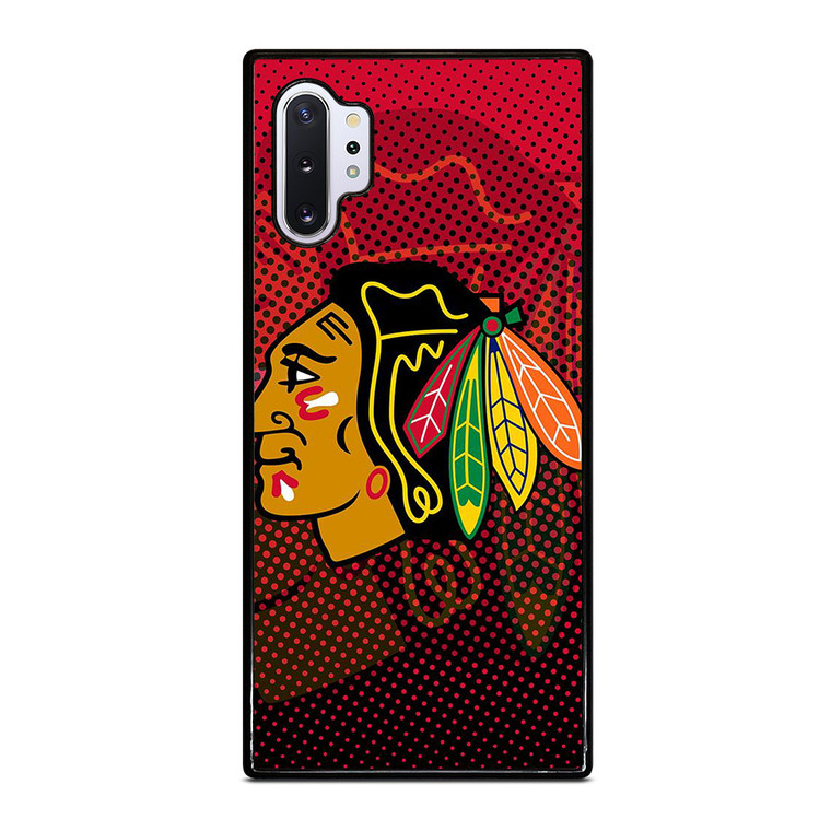 CHICAGO BLACKHAWKS HOCKEY TEAM LOGO EMBLEM Samsung Galaxy Note 10 Plus Case Cover