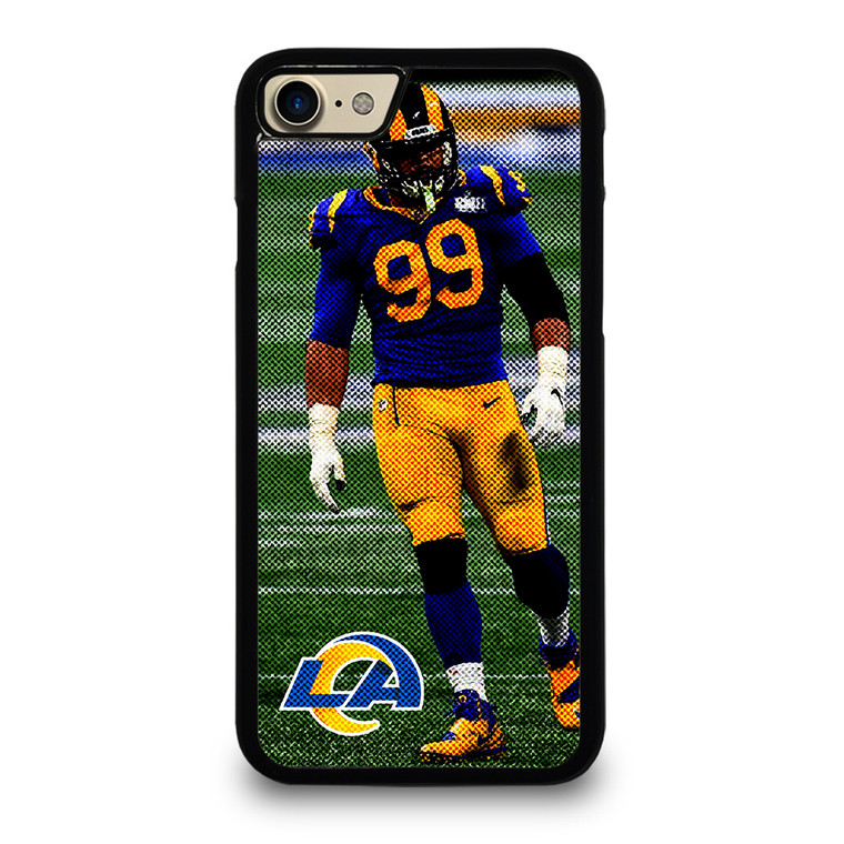 AARON DONALD 99 LOS ANGELES RAMS NFL FOOTBALL 2 iPhone 7 / 8 Case Cover