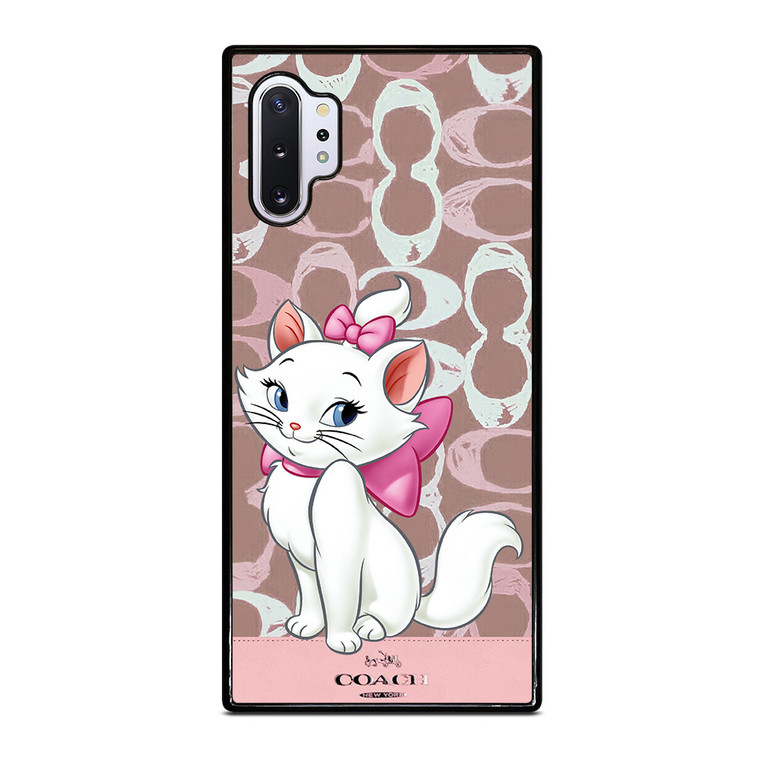 COACH NEW YORK LOGO MARIE ARISTOCAT DISNEY Samsung Galaxy Note 10 Plus Case Cover