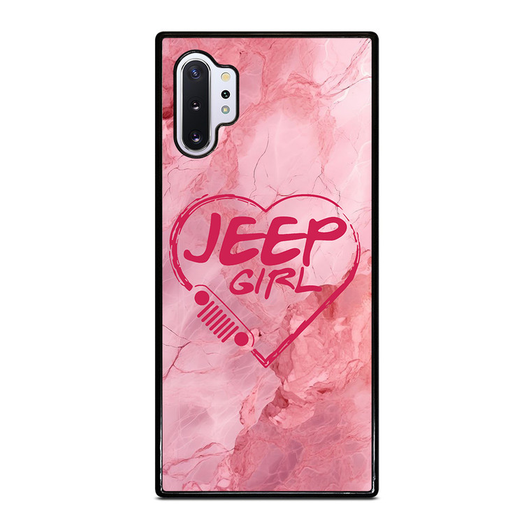 JEEP GIRL LOGO LOVE MARBLE Samsung Galaxy Note 10 Plus Case Cover