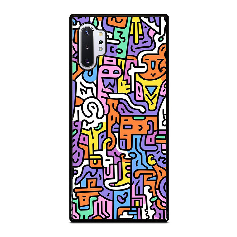 KEITH HARING ART COLORFUL STYLE Samsung Galaxy Note 10 Plus Case Cover