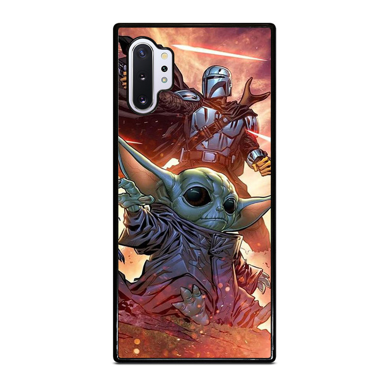 MANDALORIAN AND BABY YODA STAR WARS Samsung Galaxy Note 10 Plus Case Cover