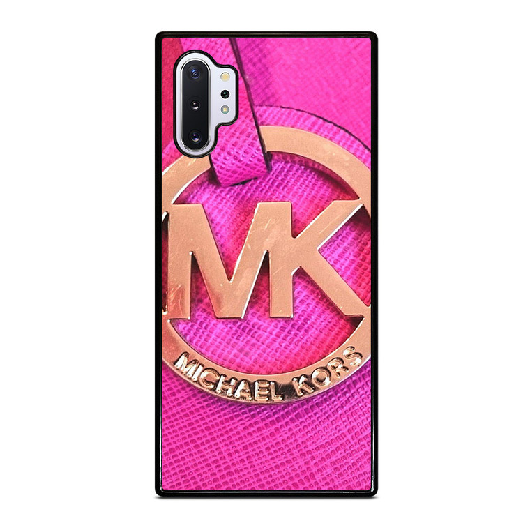 MICHAEL KORS MK LOGO PINK GOLD EMBLEM Samsung Galaxy Note 10 Plus Case Cover