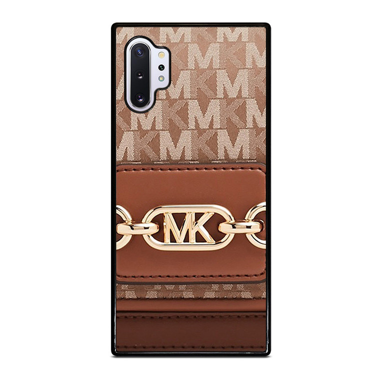 MK MICHAEL KORS LOGO BROWN BAG Samsung Galaxy Note 10 Plus Case Cover