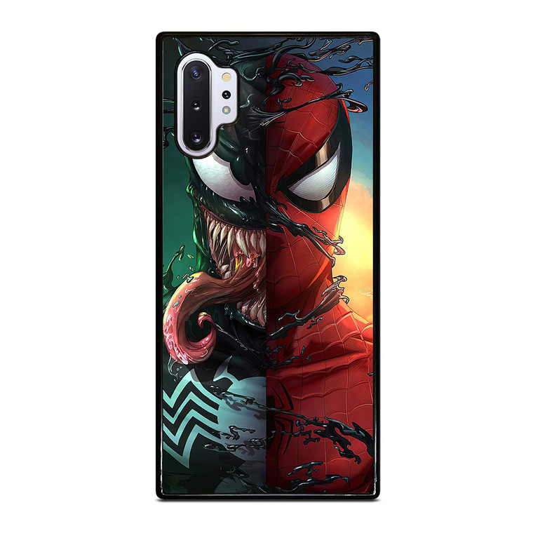 VENOM V SPIDERMAN FACE SUPERHERO MARVEL COMICS Samsung Galaxy Note 10 Plus Case Cover