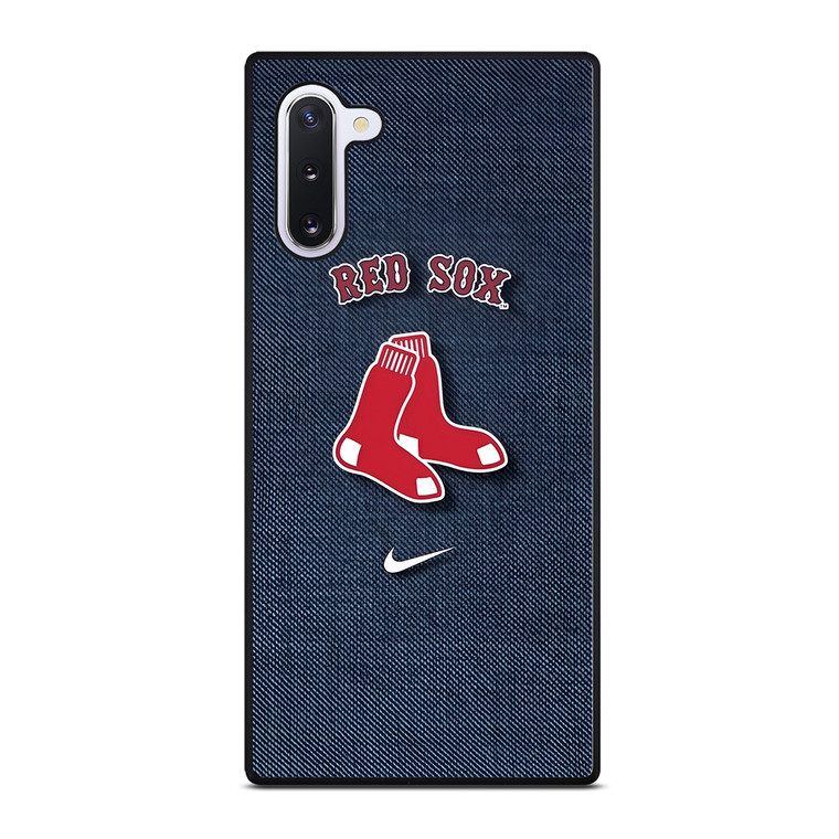 BOSTON RED SOX LOGO BASEBALL NIKE ICON ON JEANS Samsung Galaxy Note 10 Case Cover BOSTON RED SOX LOGO BASEBALL NIKE ICON ON JEANS Samsung Galaxy Note 10 Case Cover