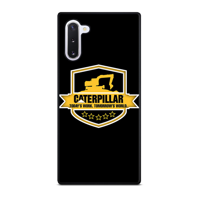 CATERPILLAR TRACTOR LOGO CAT ICON TODAY'S WORK Samsung Galaxy Note 10 Case Cover