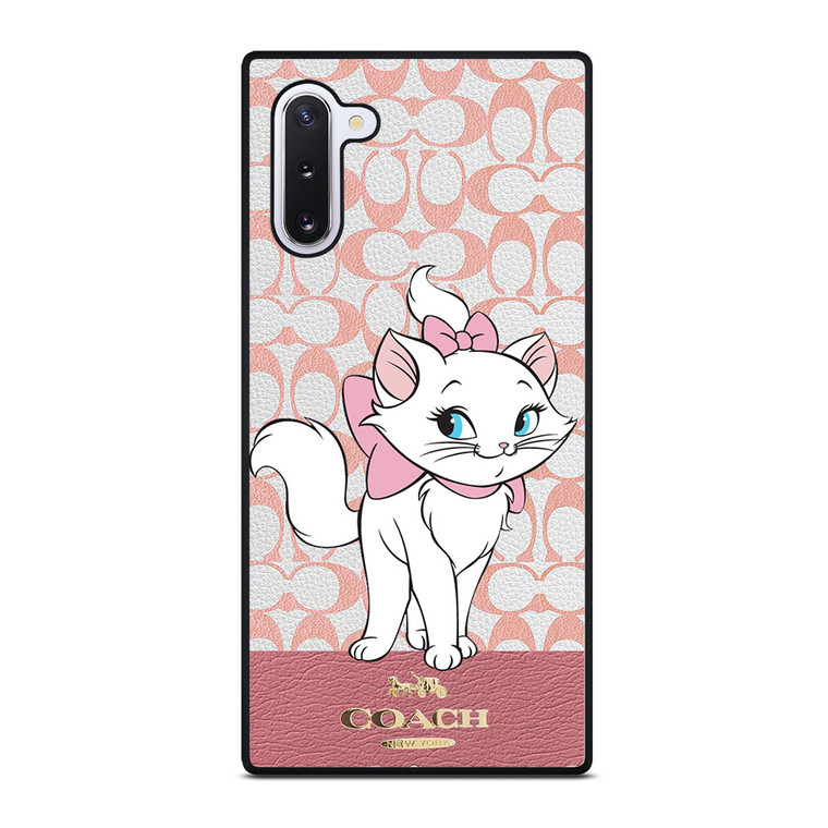 COACH NEW YORK LOGO ARISTOCAT MARIE DISNEY Samsung Galaxy Note 10 Case Cover