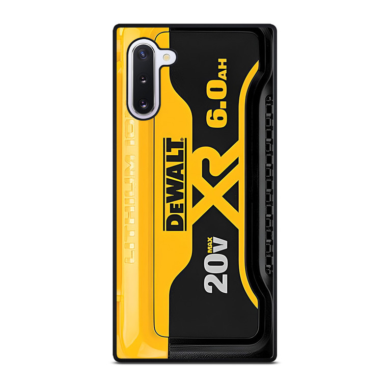 DEWALT TOOL LOGO LITHIUM BATTERY Samsung Galaxy Note 10 Case Cover
