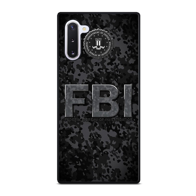 FBI LOGO CAMO Samsung Galaxy Note 10 Case Cover