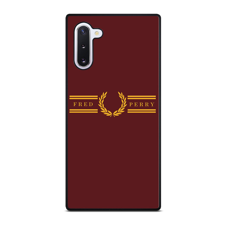 FRED PERRY LONDON LOGO Samsung Galaxy Note 10 Case Cover
