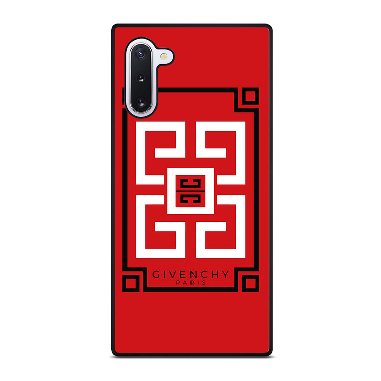 GIVENCHY PARIS ART LOGO RED Samsung Galaxy Note 10 Case Cover