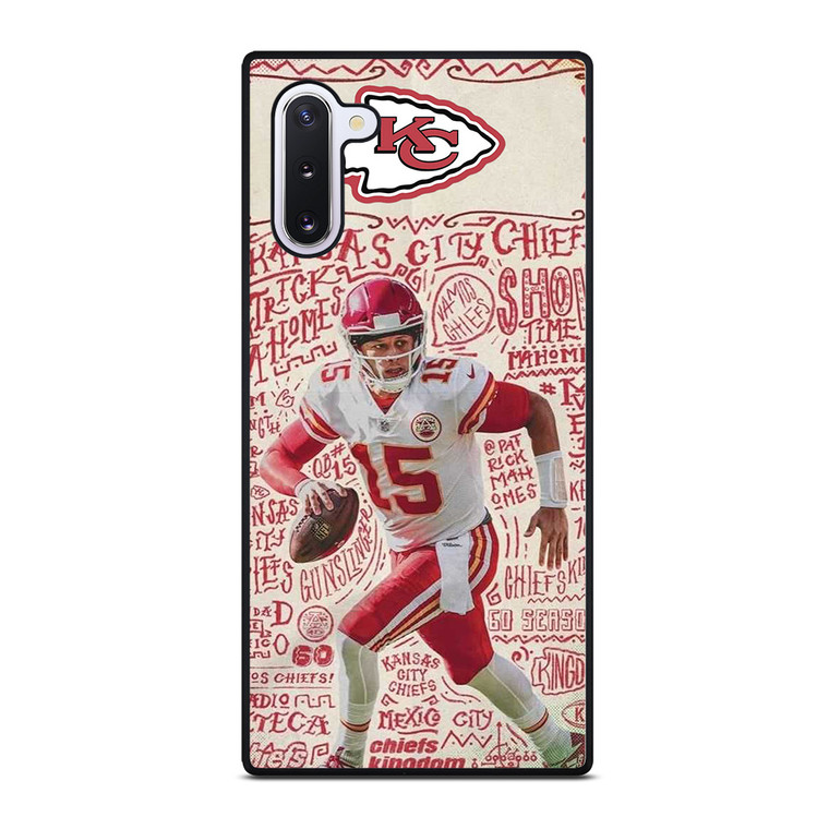 KANSAS CITY CHIEFS 15 PATRICK MAHOMES Samsung Galaxy Note 10 Case Cover