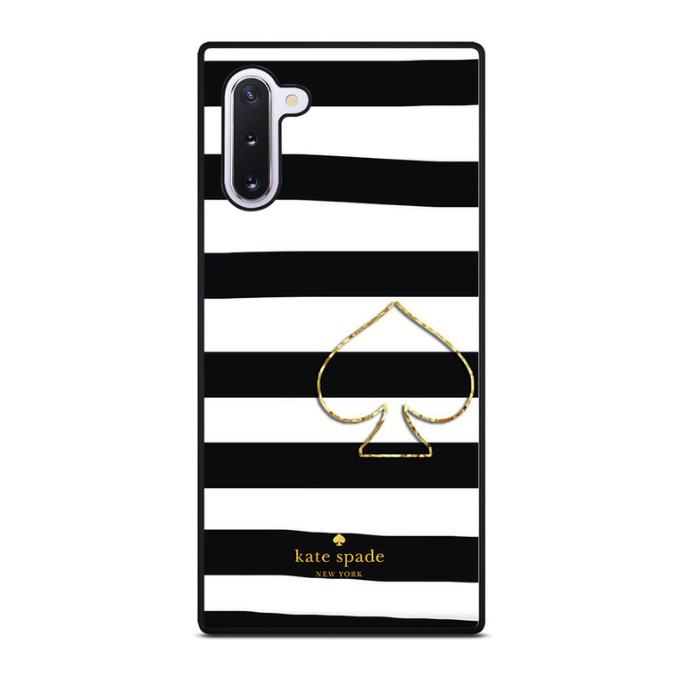 KATE SPADE NEW YORK BLACK STRIPES Samsung Galaxy Note 10 Case Cover