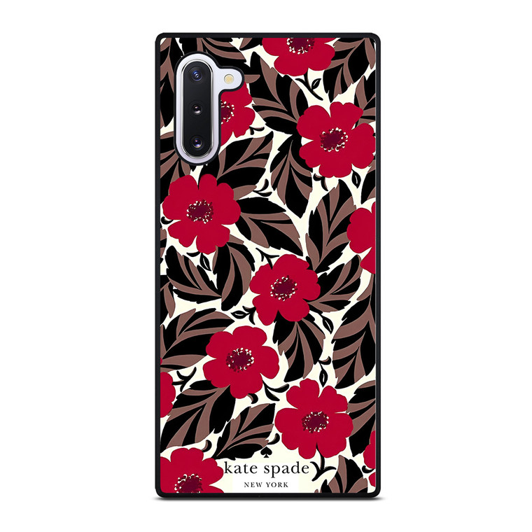 KATE SPADE NEW YORK LOGO RED ROSES Samsung Galaxy Note 10 Case Cover