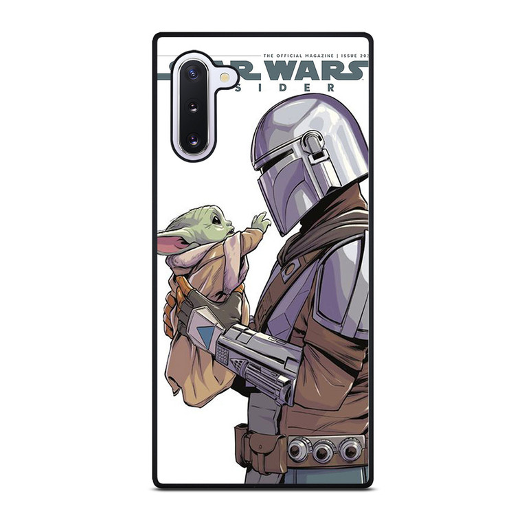 MANDALORIAN AND BABY YODA STAR WARS INSIDER Samsung Galaxy Note 10 Case Cover