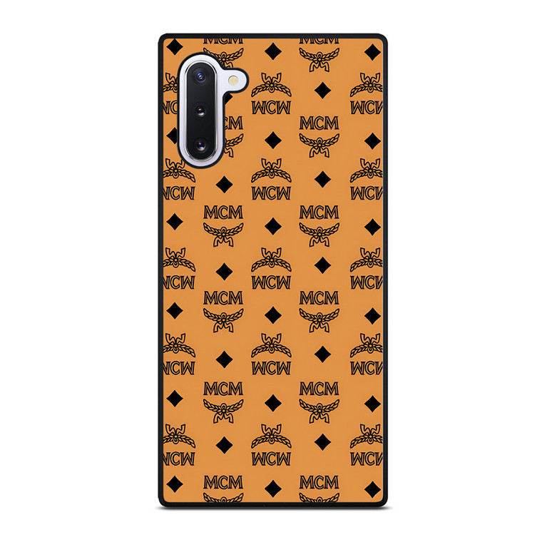 MCM MICHAEL CROMER MUNICH LOGO BROWN Samsung Galaxy Note 10 Case Cover