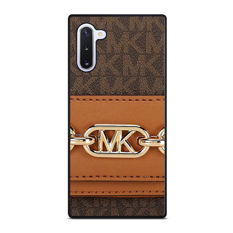 MICHAEL KORS MK LOGO BROWN BAG Samsung Galaxy Note 10 Case Cover