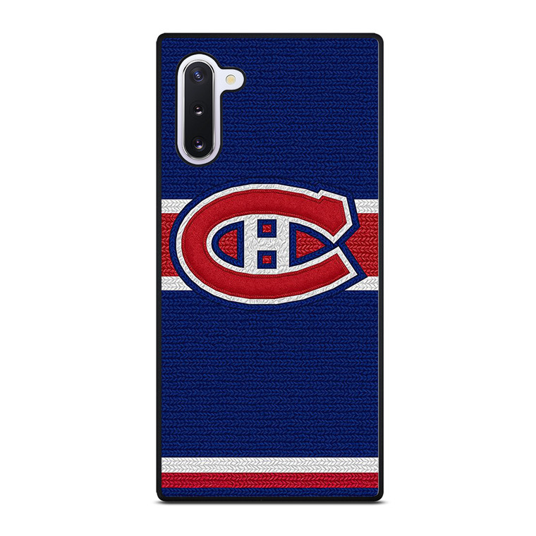 MONTREAL CANADIENS LOGO HOCKEY TEAM EMBORDERY Samsung Galaxy Note 10 Case Cover