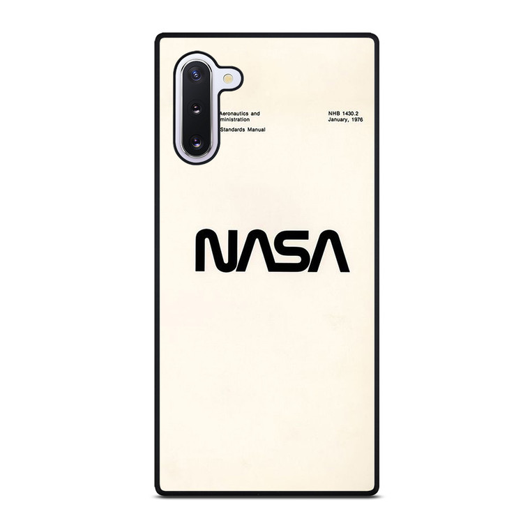 NASA LOGO WHITEI CON Samsung Galaxy Note 10 Case Cover