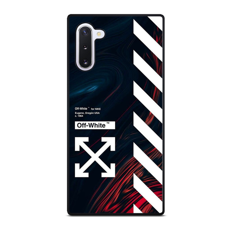 OFF WHITE LOGO MARBLE NIKE Samsung Galaxy Note 10 Case Cover