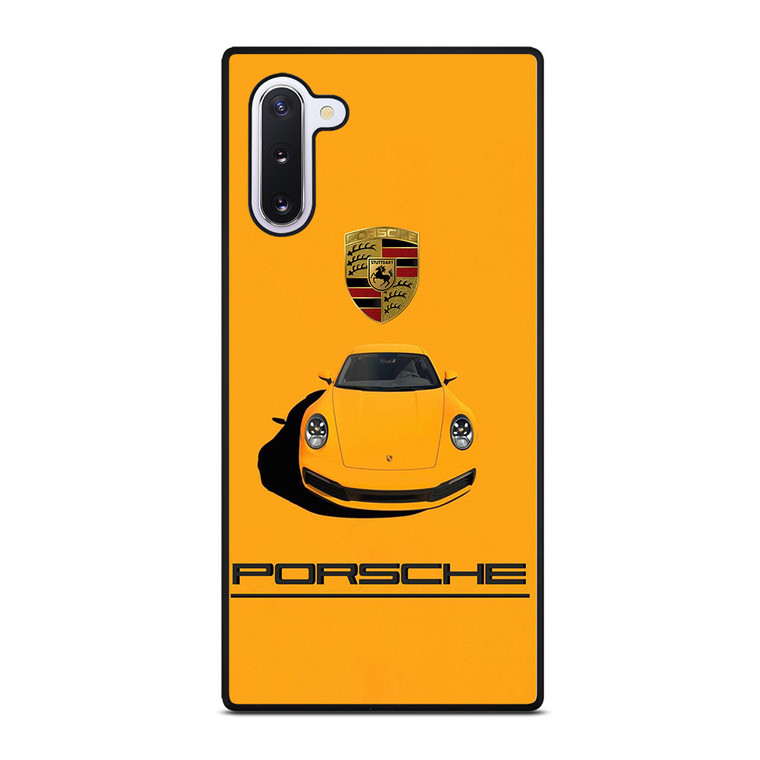 PORSCHE CAR LOGO YELLOW Samsung Galaxy Note 10 Case Cover