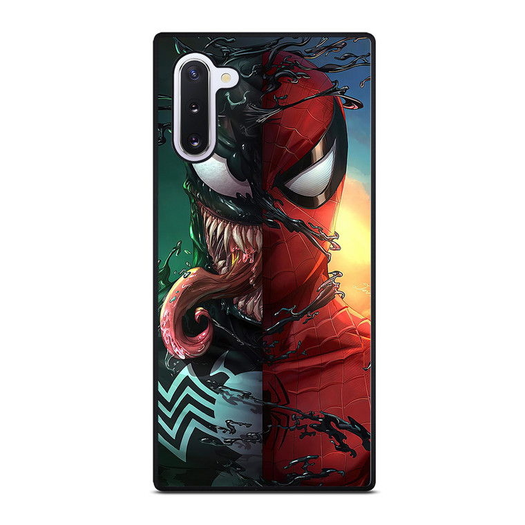 VENOM V SPIDERMAN FACE SUPERHERO MARVEL COMICS Samsung Galaxy Note 10 Case Cover