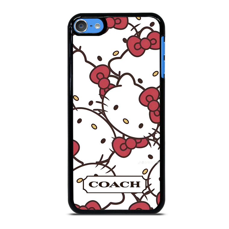 COACH NEW YORK HELLO KITTY FACE COLLAGE iPod Touch 7 Case Cover