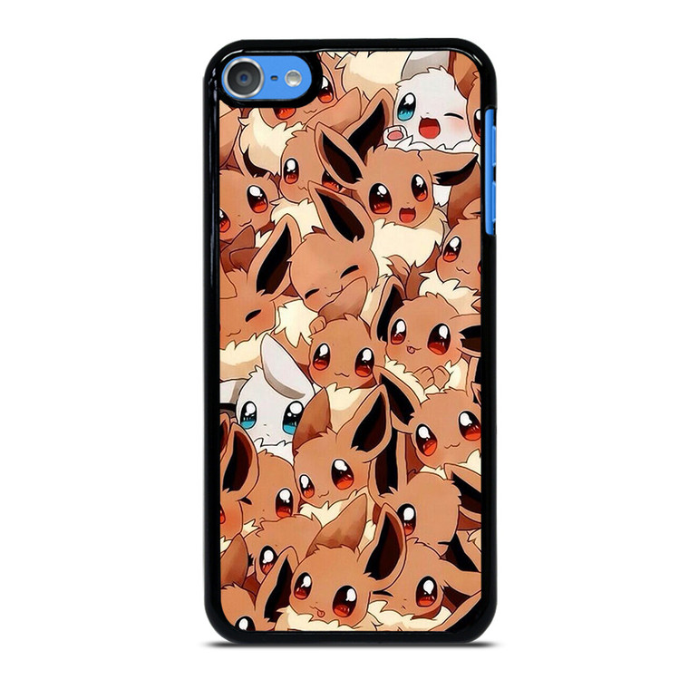 EEVEE POKEMON POCKET MONSTERS COLLAGE iPod Touch 7 Case Cover