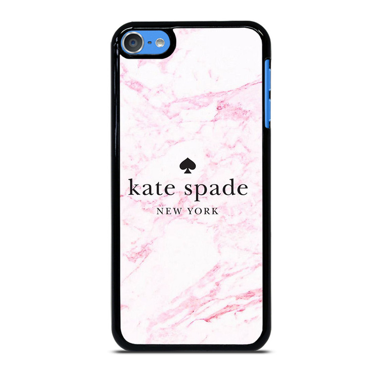 KATE SPADE NEW YORK LOGO PINK MARBLES iPod Touch 7 Case Cover