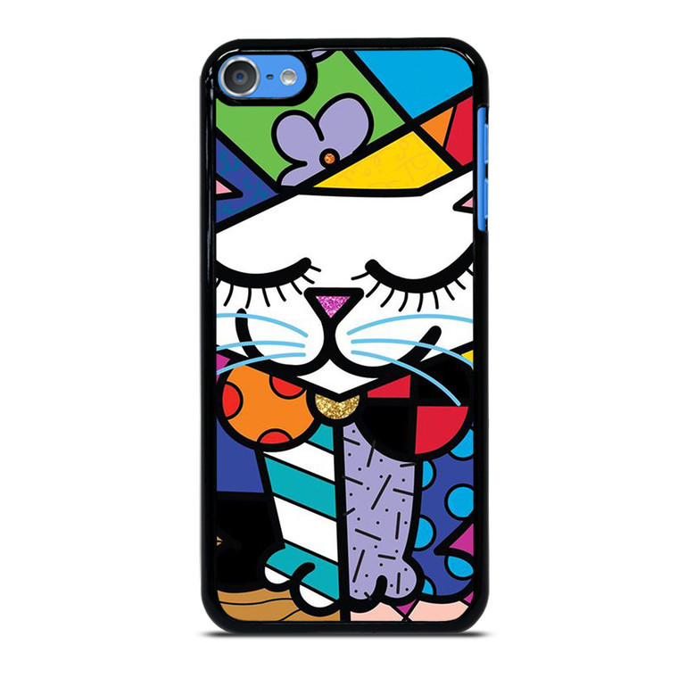 ROMERO BRITTO SERENE CAT ART iPod Touch 7 Case Cover