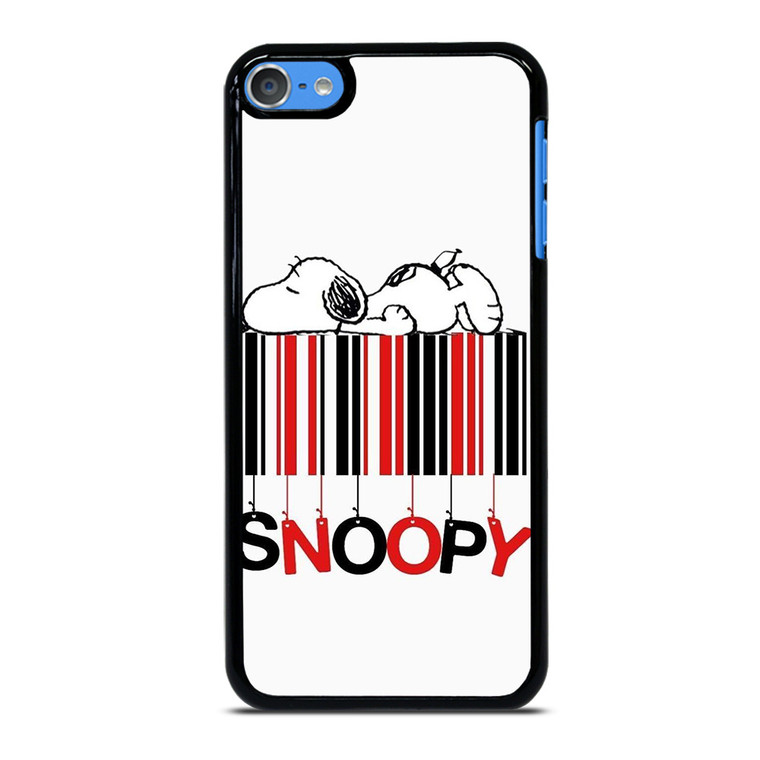 SNOOPY THE PEANUTS CARTOON BARCODE iPod Touch 7 Case Cover