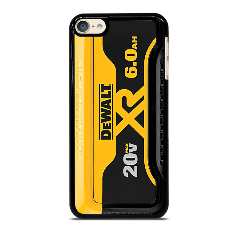 DEWALT TOOL LOGO LITHIUM BATTERY. iPod Touch 7 Case Cover