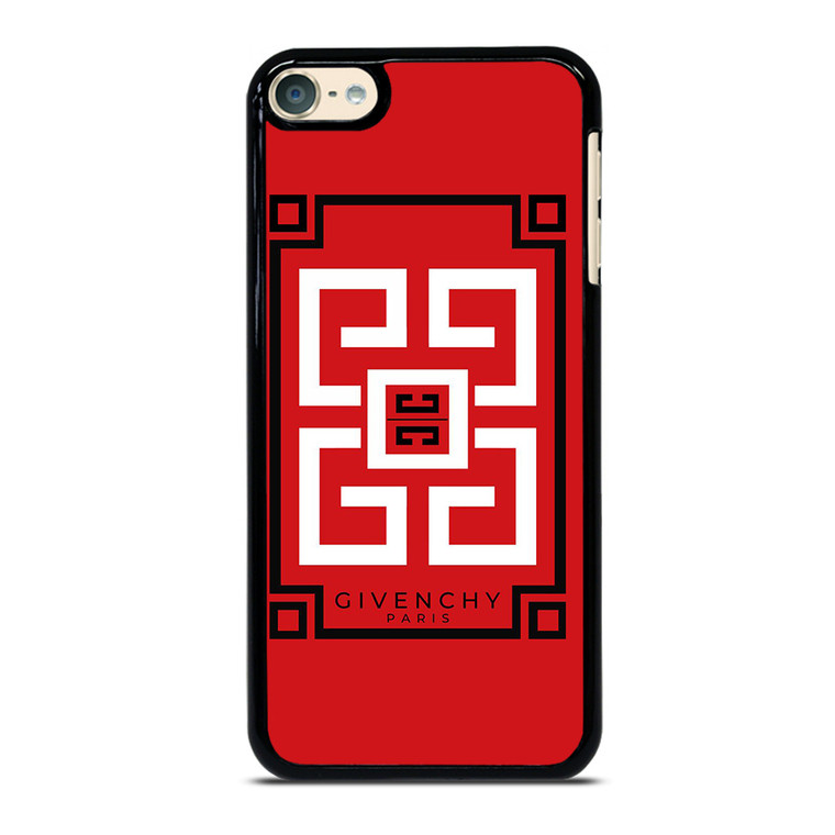 GIVENCHY PARIS ART LOGO RED. iPod Touch 7 Case Cover