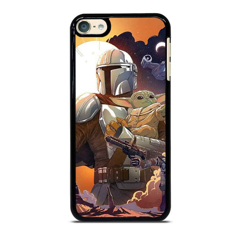 BABY YODA AND MANDALORIAN STAR WARS iPod Touch 6 Case Cover