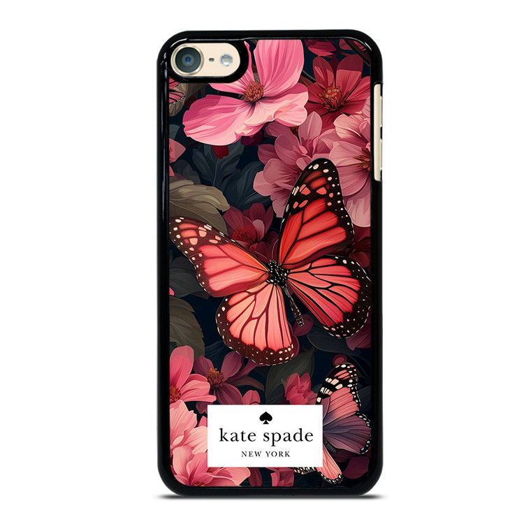KATE SPADE NEW YORK FLOWER BUTTTERFLY iPod Touch 6 Case Cover