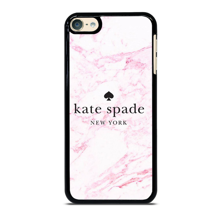 KATE SPADE NEW YORK LOGO PINK MARBLES iPod Touch 6 Case Cover