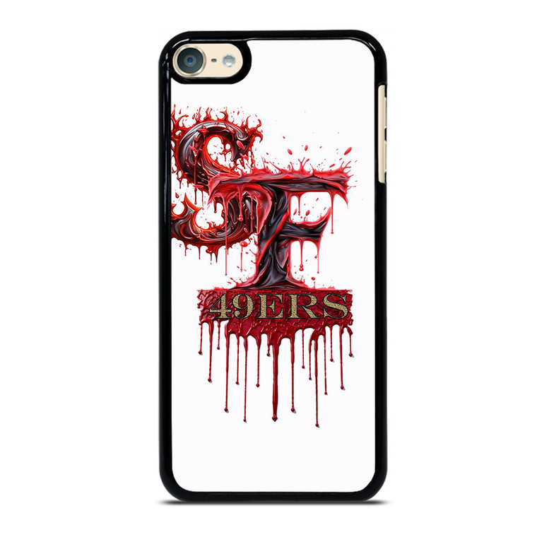 SAN FRANCISCO 49ERS FOOTBALL BLOODY LOGO iPod Touch 6 Case Cover