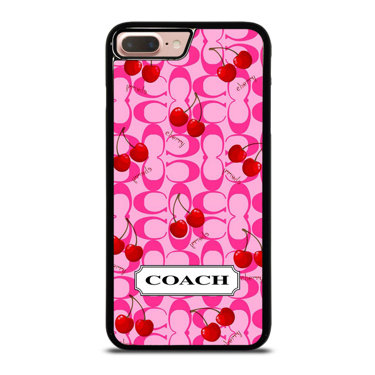 COACH NEW YORK LOGO CHERRY iPhone 7 / 8 Plus Case Cover