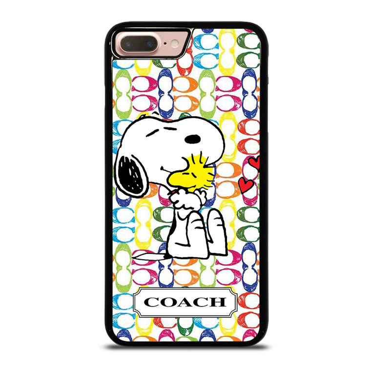 COACH NEW YORK LOGO SNOOPY THE PEANUTS iPhone 7 / 8 Plus Case Cover