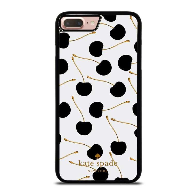 KATE SPADE NEW YORK LOGO BLACK CHERRIES iPhone 7 / 8 Plus Case Cover