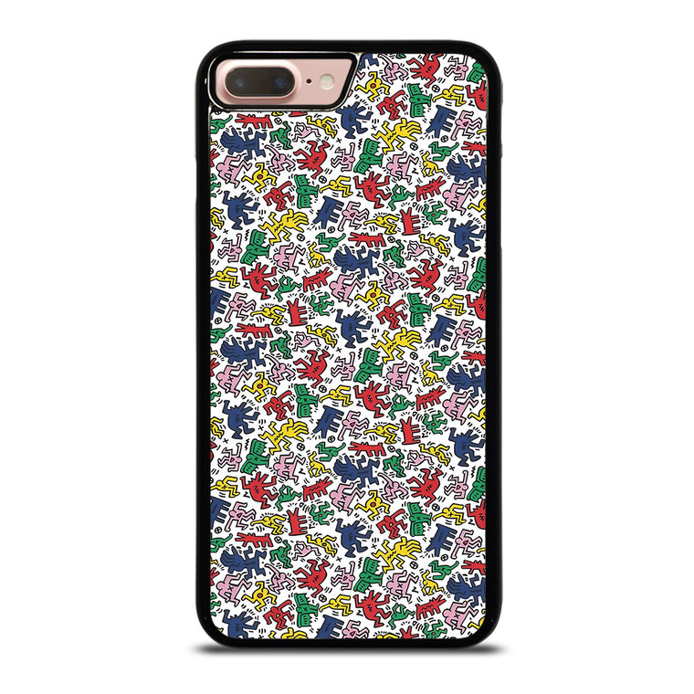 KEITH HARING ART COLORFUL FIGURES iPhone 7 / 8 Plus Case Cover