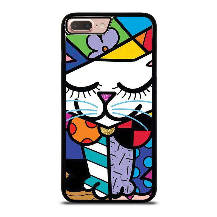 ROMERO BRITTO SERENE CAT ART iPhone 7 / 8 Plus Case Cover